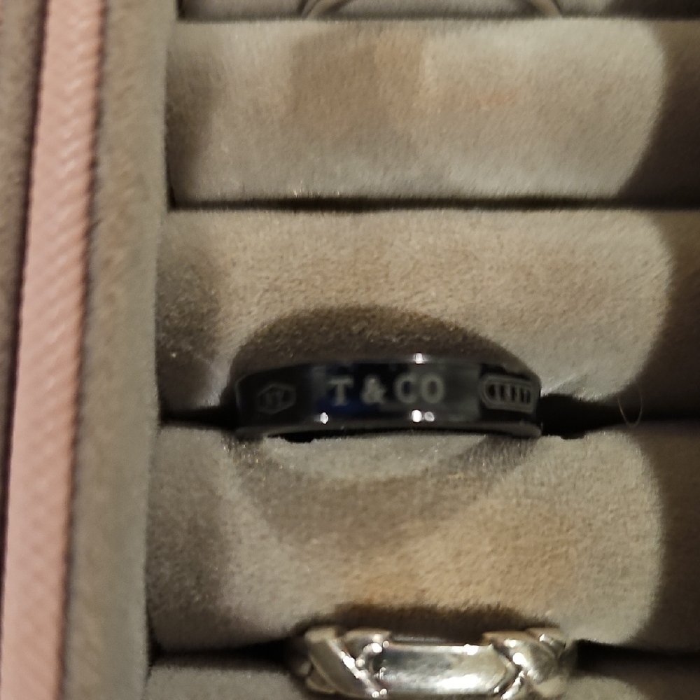 Tiffany & Co. Black Ring
